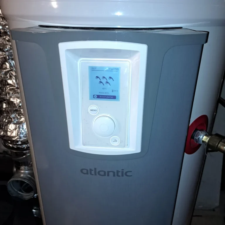 Warmtepompboiler geplaatst